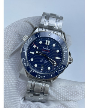 (준비완료/특급배송)NO.2757/VS공장 오메가 씨마스터 다이버 300 스틸 블루다이얼 VS8800 (최신무브업버전)
