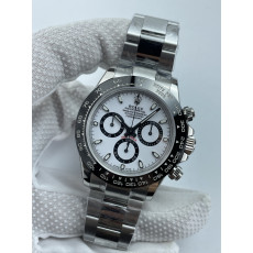 (준비완료/특급배송)NO.3484/초특급 갓성비 데이토나 스틸 세라믹베젤 화이트